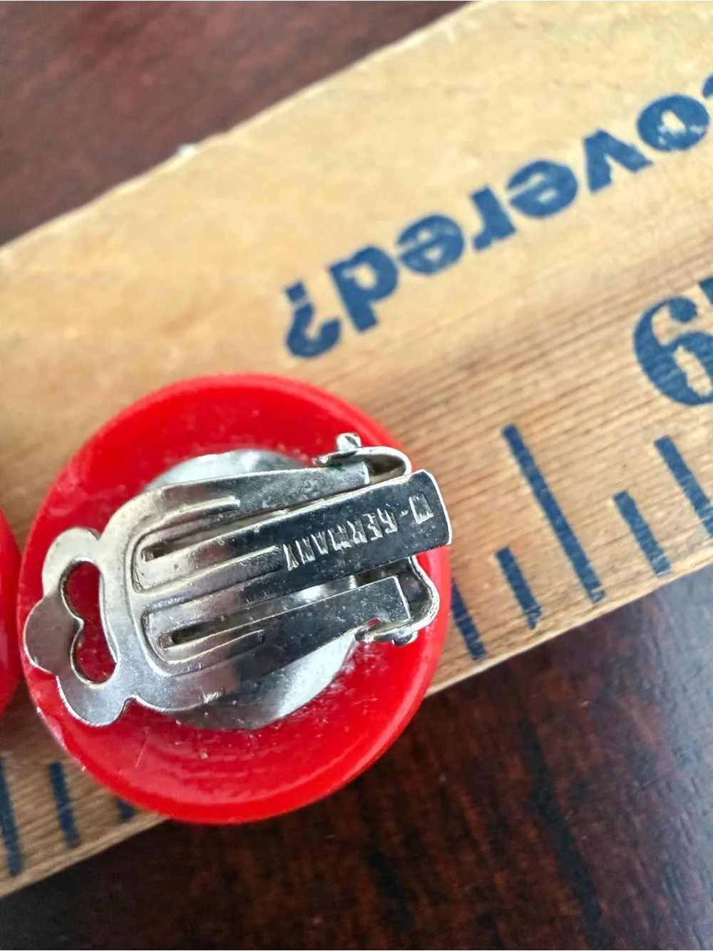 Vintage Germany ClipOn Earrings